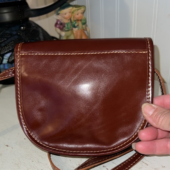 Vera Pelle Italy leather crossbody purse - Picture 4 of 6